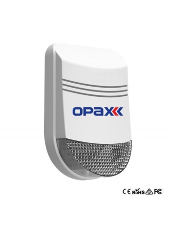 OPAX-2545+BGR-09+AKÜ PSTN Panel & BGR-09 Kablosuz  Sirenli Akü Dahil Full Alarm Seti
